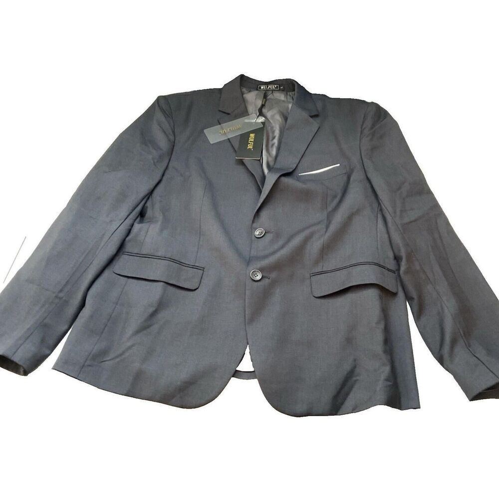 Lykke-wullf Men's Grey Tailored-jackets